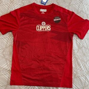 NBA Red Los Angeles Clippers Reflective Men's Tee - size medium